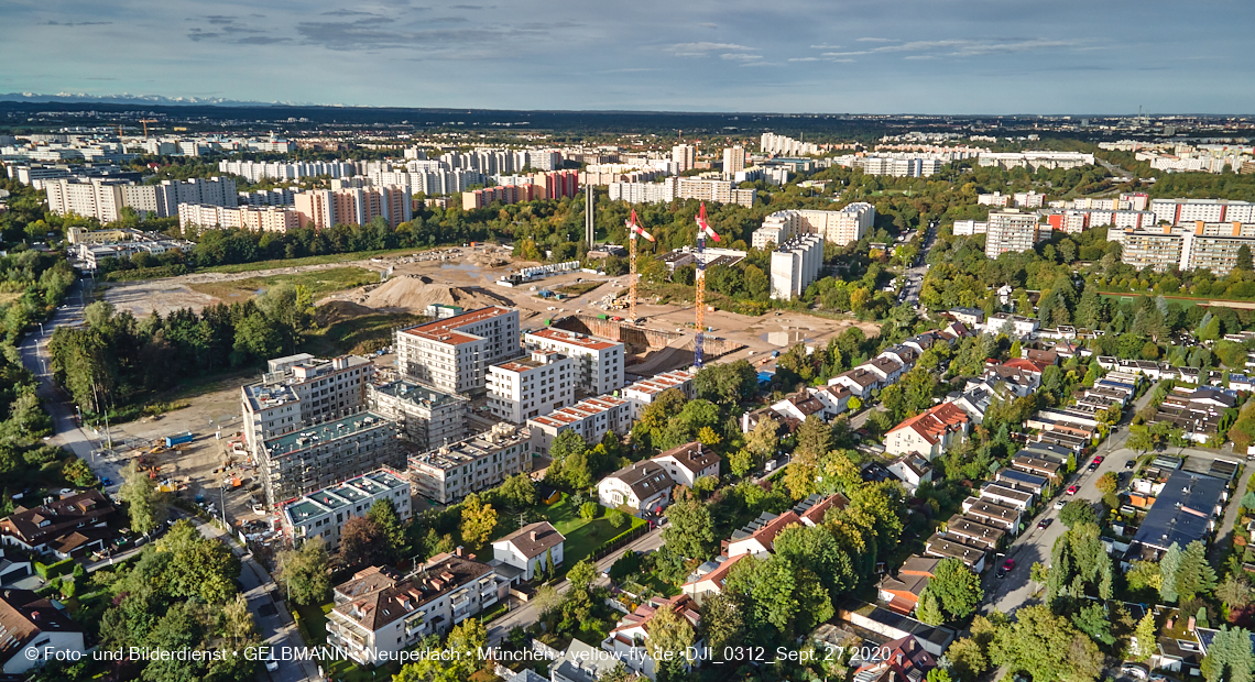 27.09.2020 - Baustelle Alexisquartier in Neuperlach